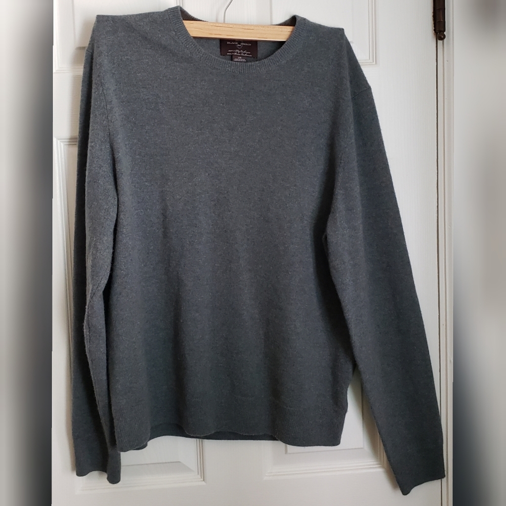 Black Brown Crewneck Sweater
